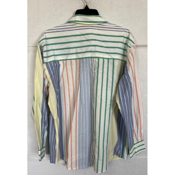 Rails Arlo Striped Button Down Long Sleeve Shirt WOMENS SIZE L LARGE NEW - Picture 3 of 5